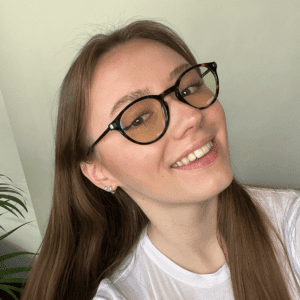 okulary tytan dla kobiety - Okulary z filtrem światła niebieskiego