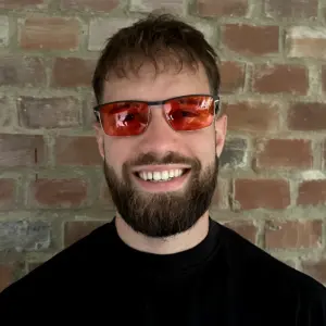 męskie okulary fantom blokujące światło niebieskie